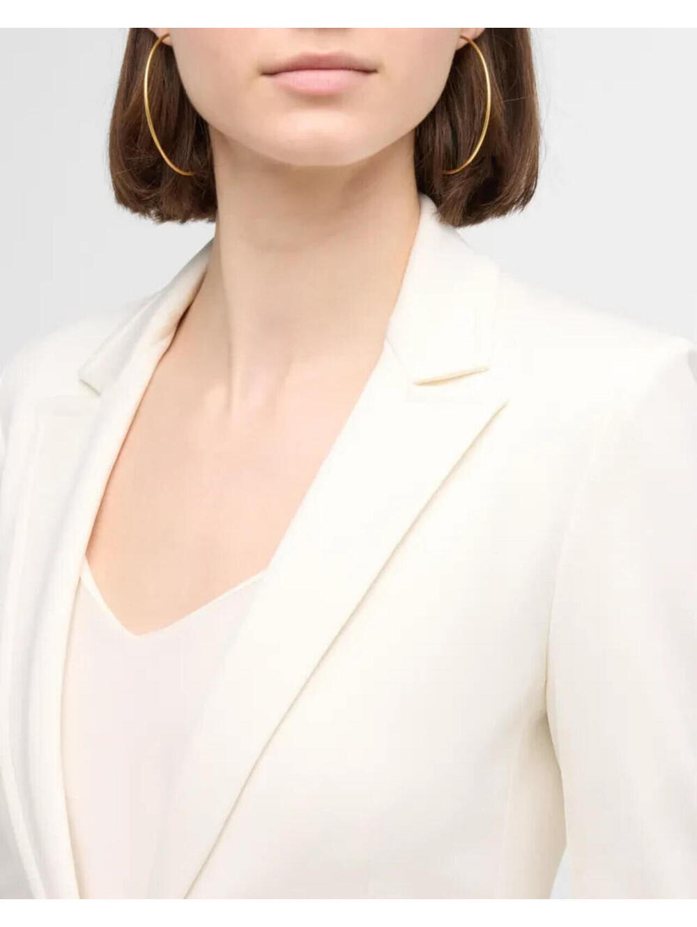 NEW, Alice + Olivia Fitted Blazer in Off White Sz 14 #SJ2245 - Picture 3 of 13